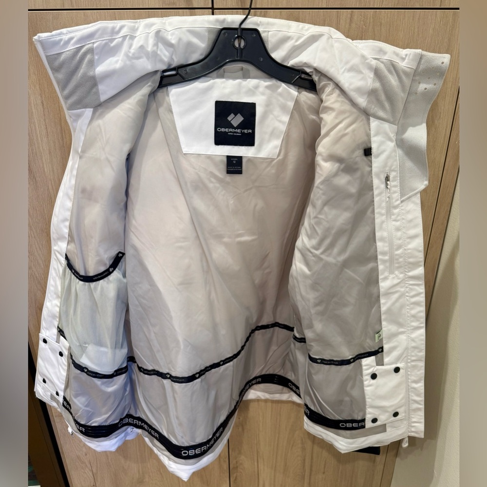 NWTs Obermeyer Cosima Down Ski Jacket. White. Sz. 12 - Picture 4 of 16